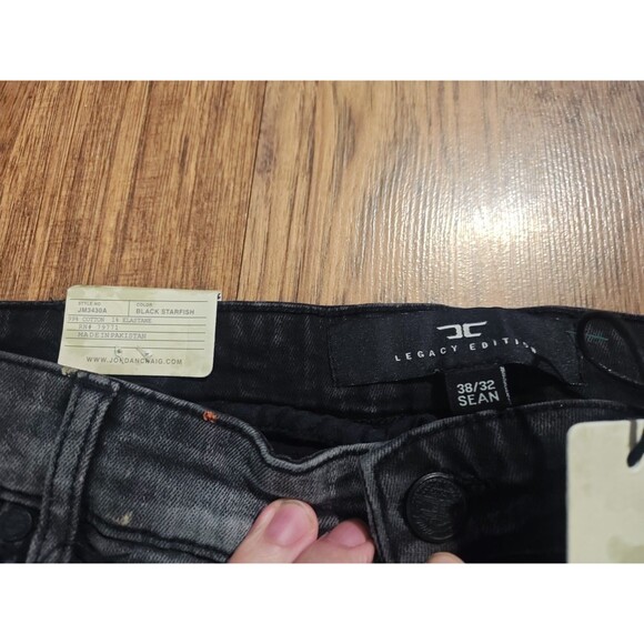 NWT Jordan Craig Black Starfish Denim SEAN 38x32 Paint Splatter Legacy Edition - Picture 3 of 8